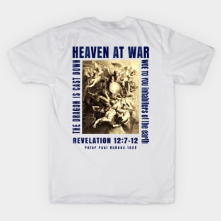 War in Heaven and the Dragon is Cast Down Revelation T-Shirt